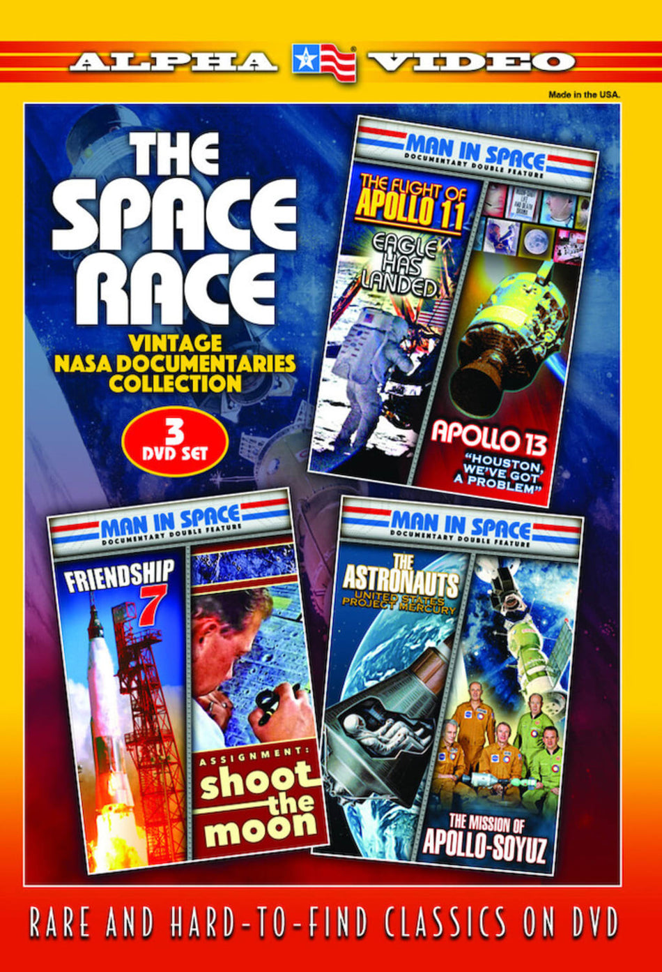 The Space Race: Vintage Nasa Documentaries Collection - [DVD]