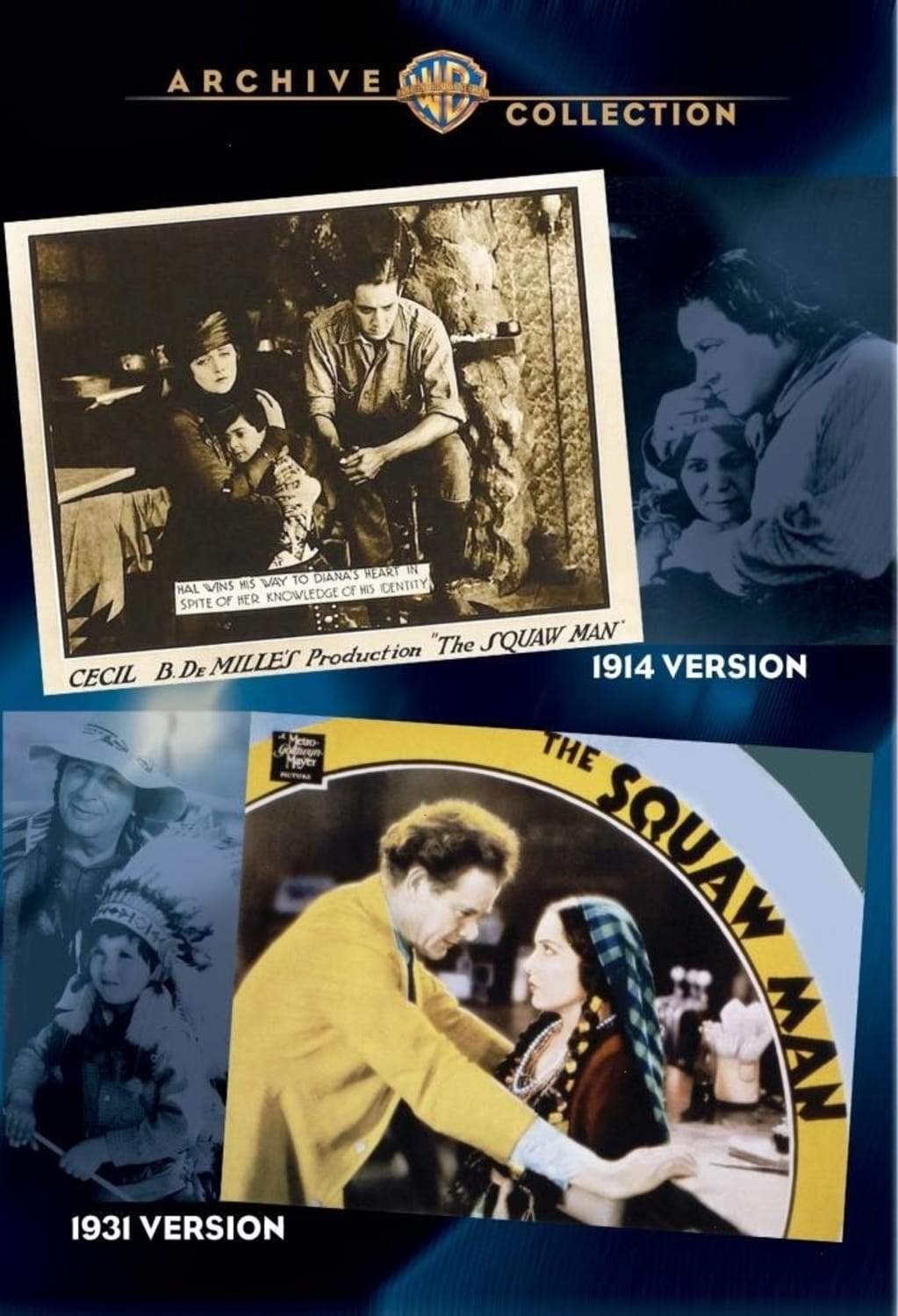 The Squaw Man (1914) / The Squaw Man (1931) - (Full Frame, Mono Sound) - [DVD]