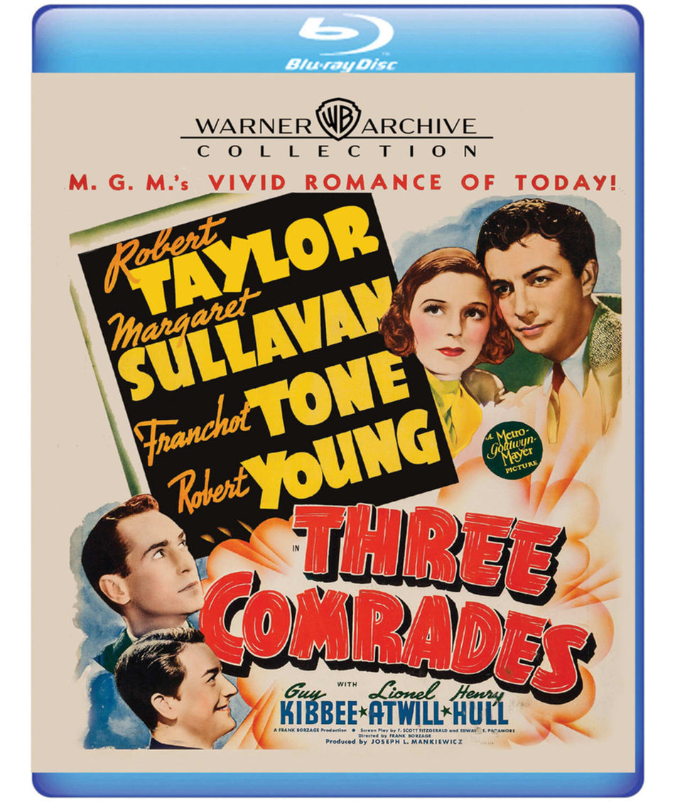 Three Comrades - (Subtitled, Sign Language, Digital Theater System, Mono Sound) - [Blu-ray]