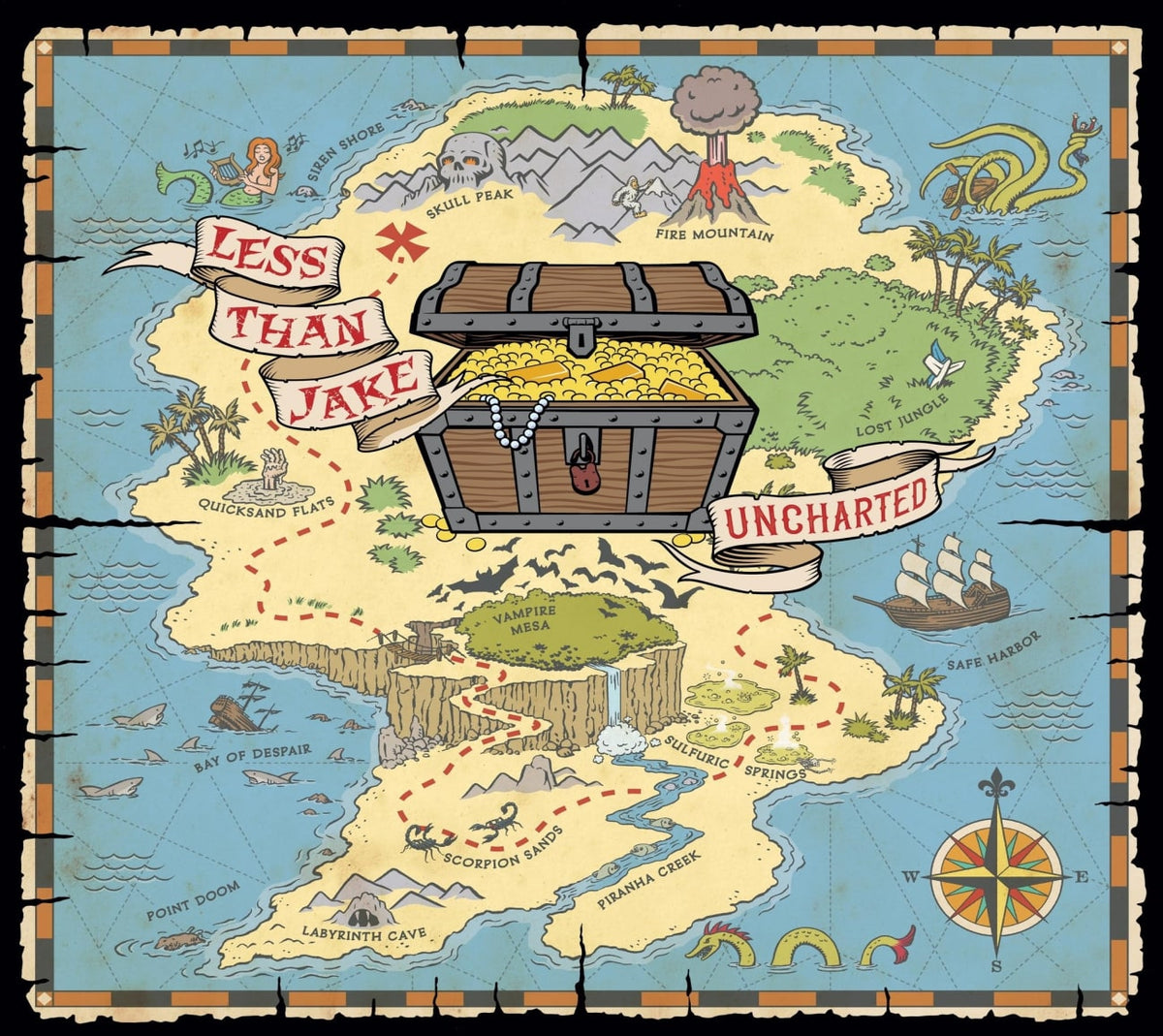 Less than Jake - Uncharted - [CD]