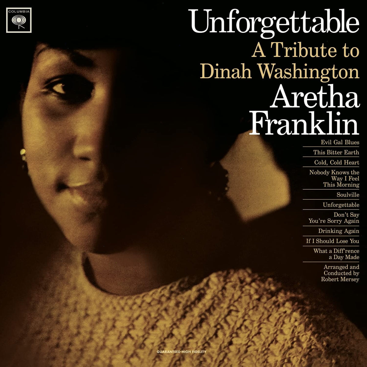 Aretha Franklin - Unforgettable: A Tribute To Dinah Washington [Limited 180-Gram Crystal Clear ] - [Vinyl]