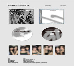 Le Sserafim - UNFORGIVEN [Limited Edition B] - (With DVD, Limited Edition, Booklet, Photo / Photo Card) - [CD]