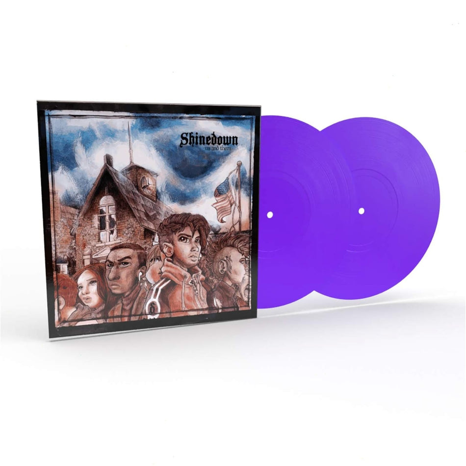 Shinedown - Us And Them - (Clear Vinyl, Colored Vinyl, Purple) - [Vinyl]