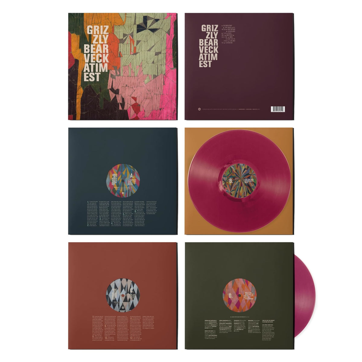 Grizzly Bear - Veckatimest - (Colored Vinyl, Magenta) - [Vinyl]