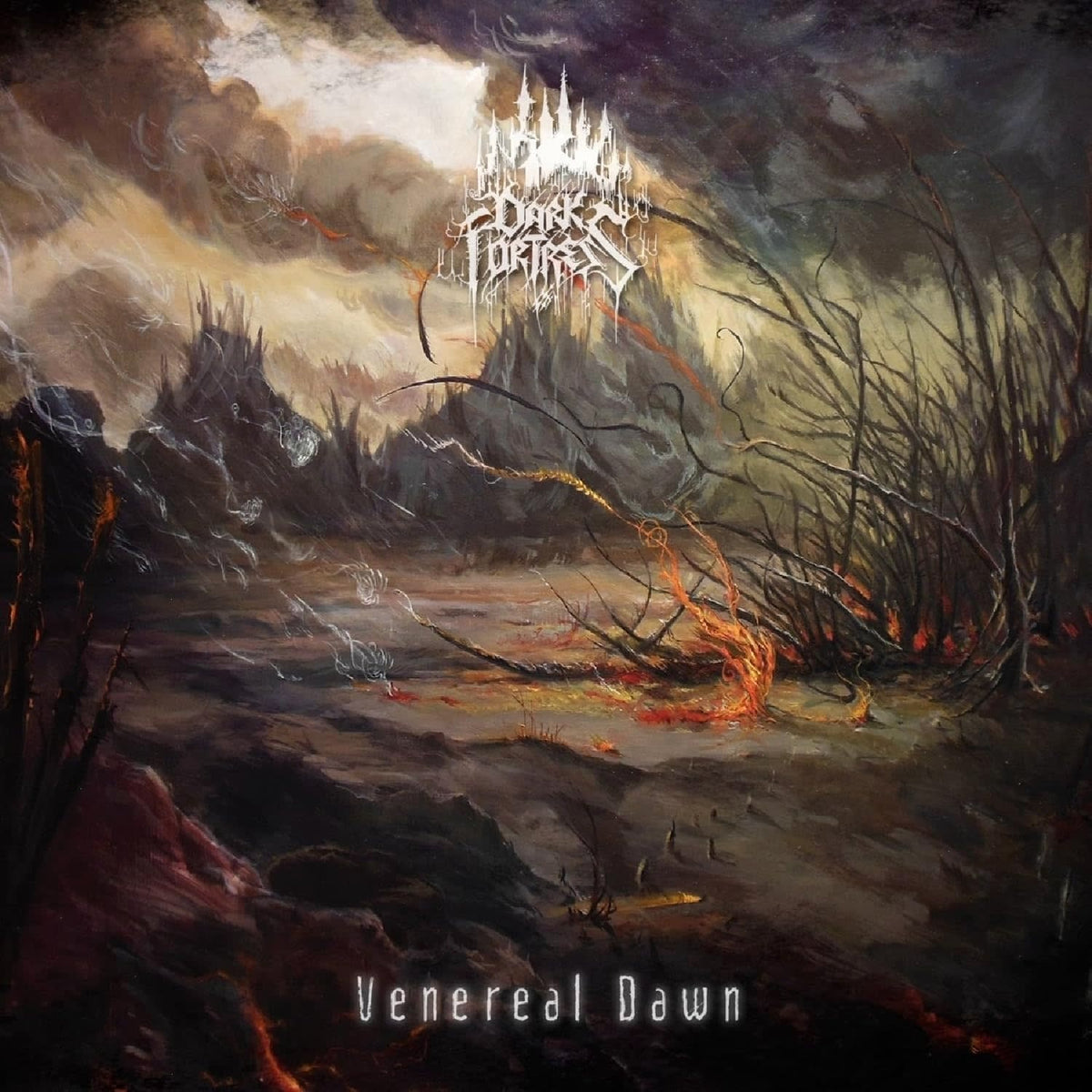 Dark Fortress - Venereal Dawn - (Colored Vinyl, White, Limited Edition, Gatefold LP Jacket) - [Vinyl]