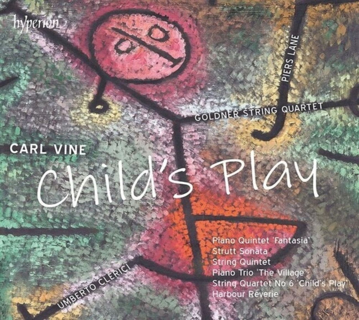 GOLDNER STRING / PIERS LANE - Vine: Child's Play, Piano Quintet & Other Chamber - (GOLDNER STRING / PIERS LANE) - [CD]