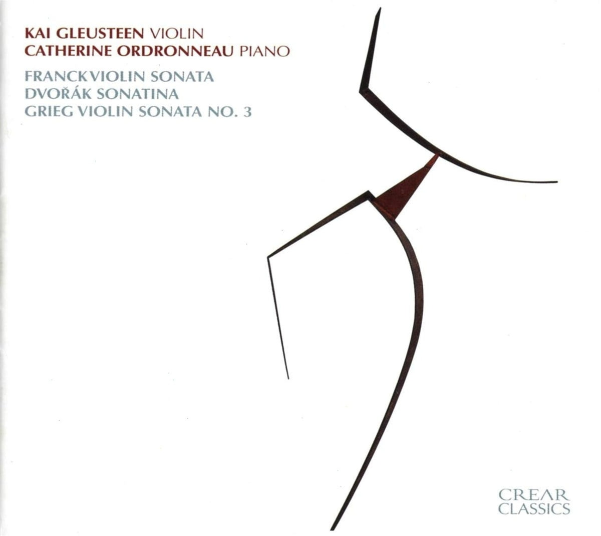 Kai Gleusteen - Violin Sonatas - [CD]