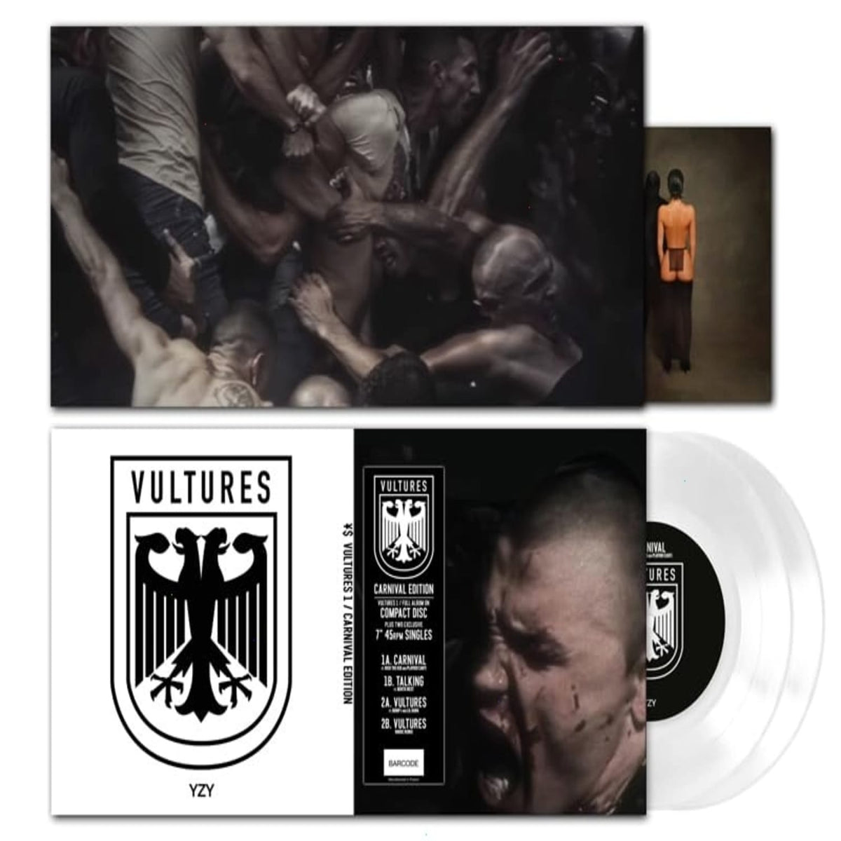 KANYE WEST / TY DOLLA SIGN - Vultures 1 - Carnival Clear Edition - 2 x 7-inch + CD - [Vinyl]