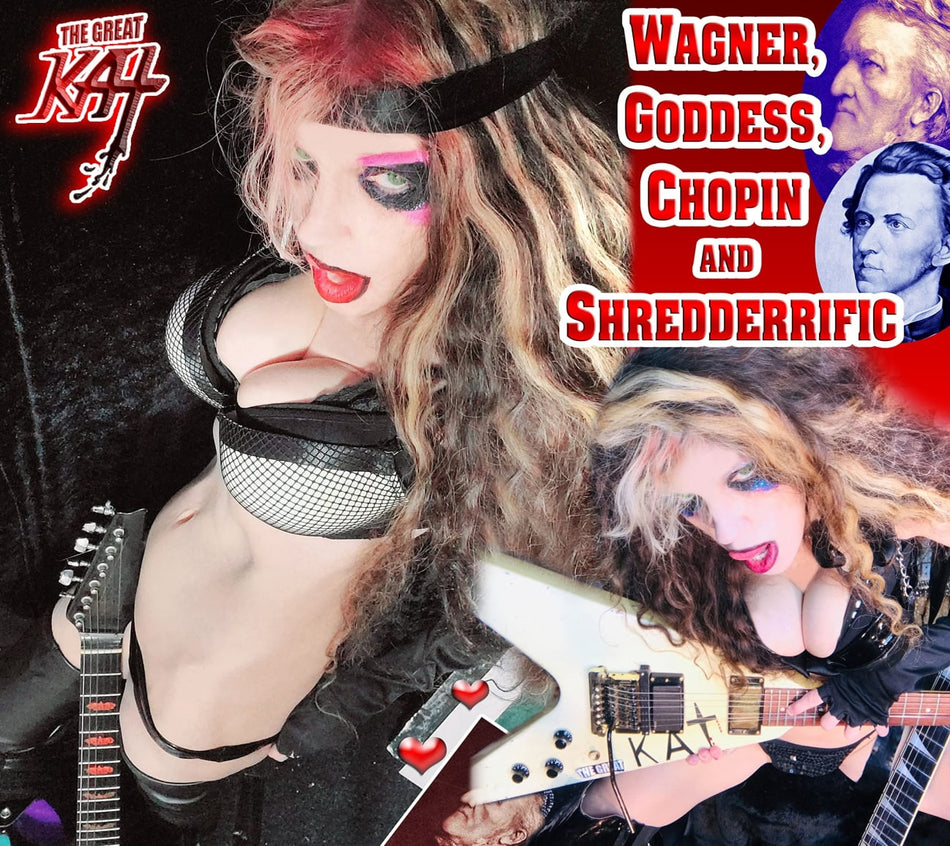 The Great Kat - WAGNER GODDESS CHOPIN AND SHREDDERRIFIC - [CD]