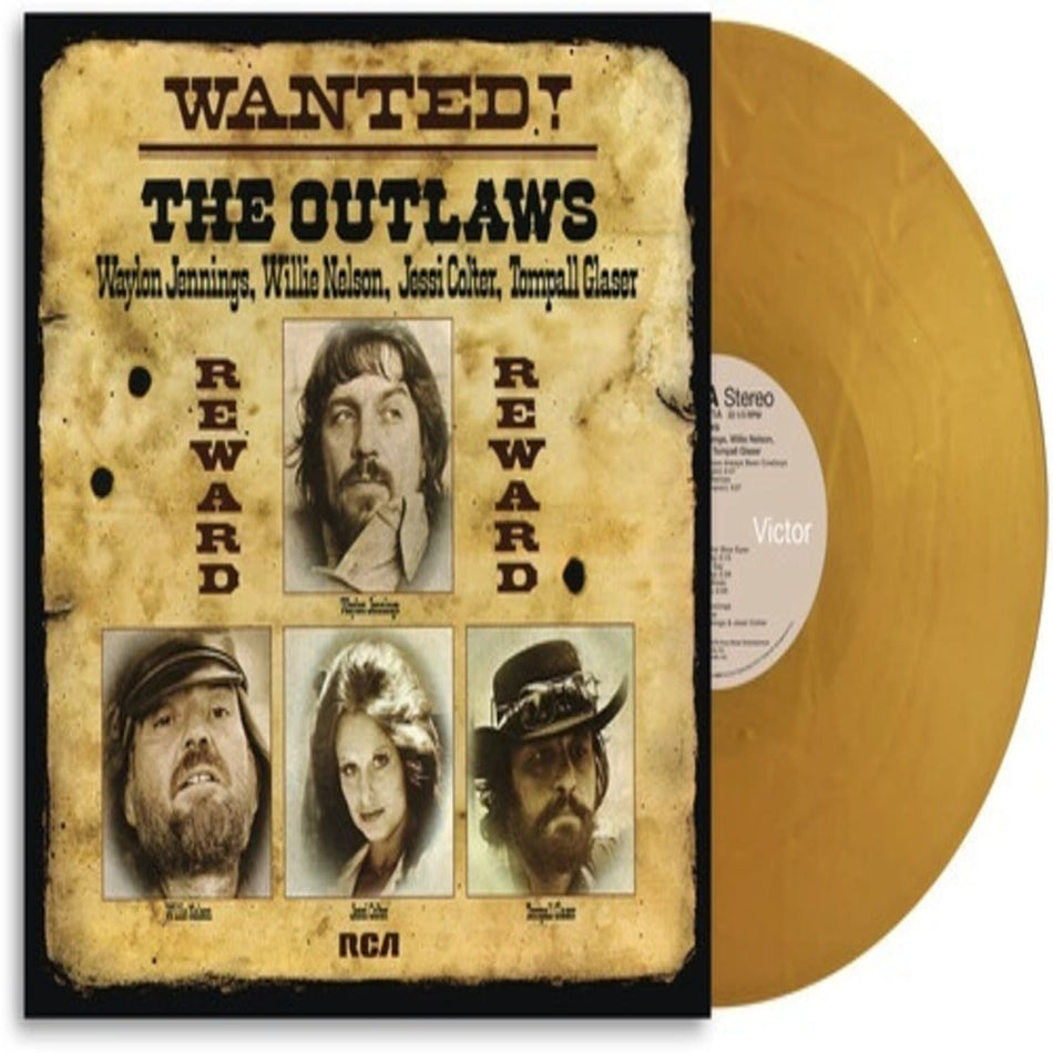 Waylon Jennings - WANTED! The Outlaws - (Colored , Gold, 150 Gram , Anniversary Edition) - [Vinyl]