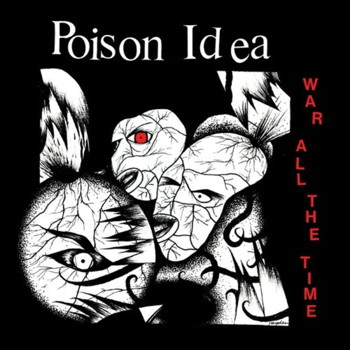 Poison Idea - War All The Time ( OPAQUE GREEN ) - (Colored , Green) - [Vinyl]