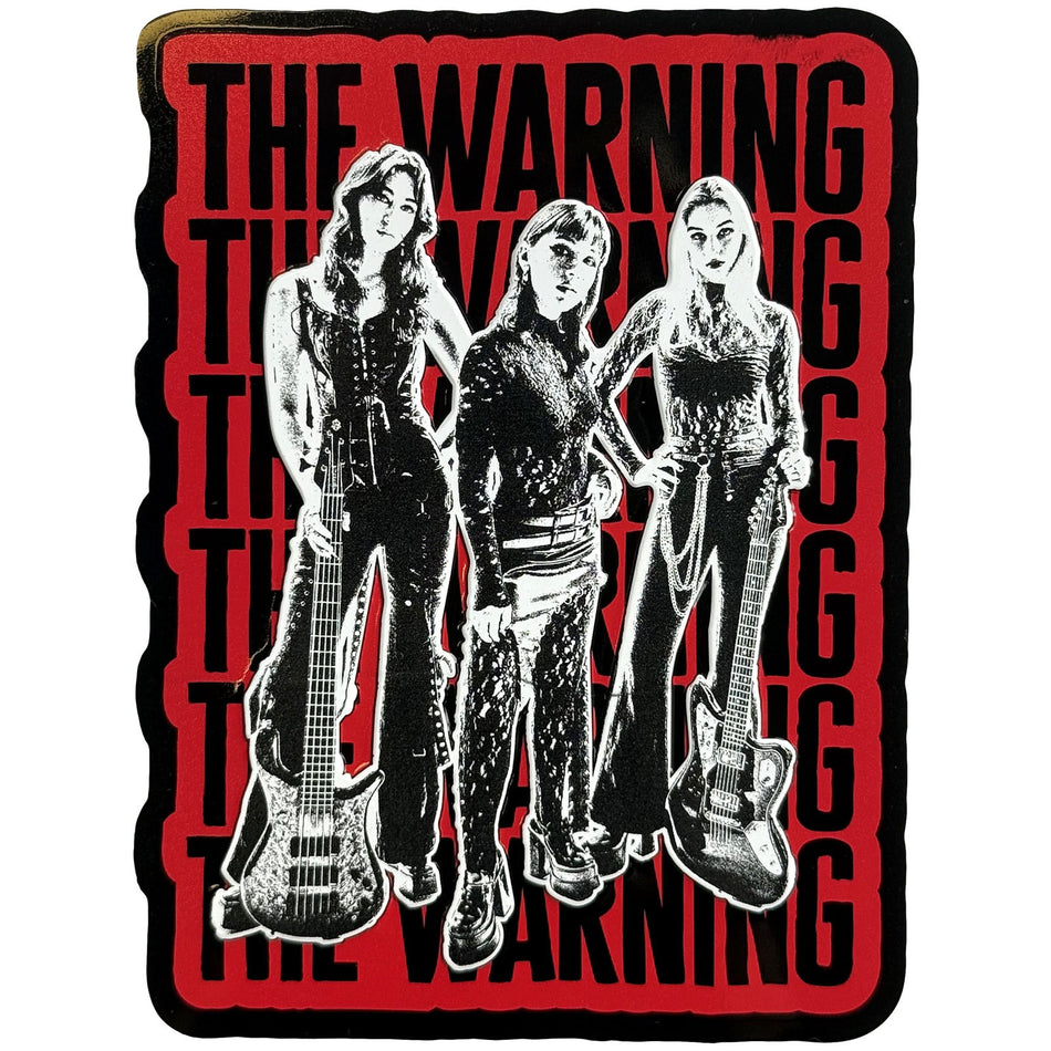 The Warning Fridge Magnet: Stacked