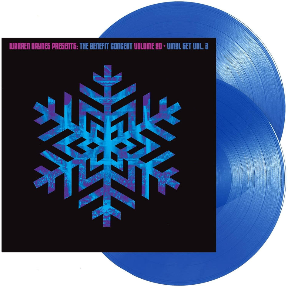 Warren Haynes - Warren Haynes Presents: The Benefit Concert Volume 20, Vinyl Vol. 3 - (180 Gram Vinyl, Colored Vinyl, Blue) - [Vinyl]