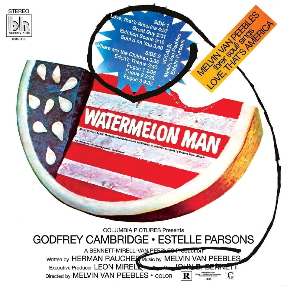 Melvin Van Peebles - Watermelon Man (Original Soundtrack) - (Colored Vinyl, Green) - [Vinyl]