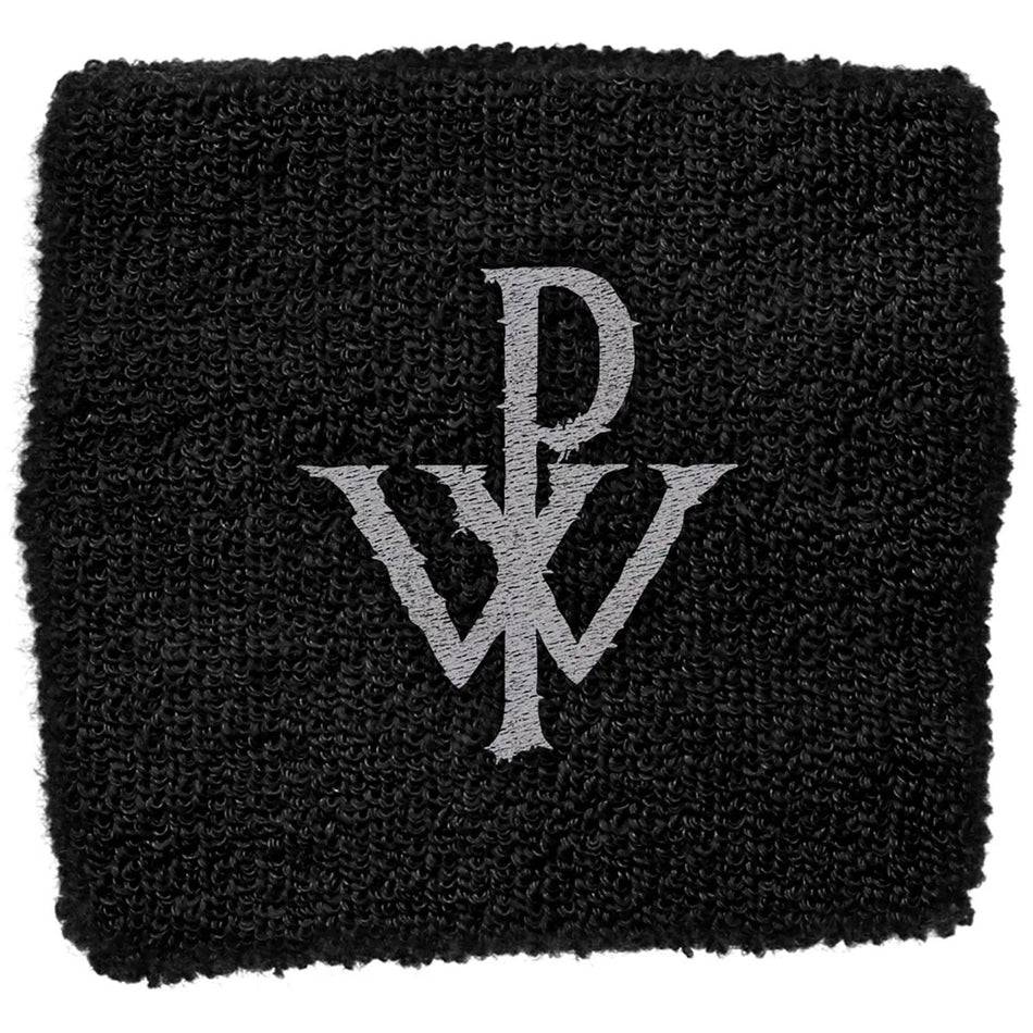Powerwolf Embroidered Wristband: PW Logo