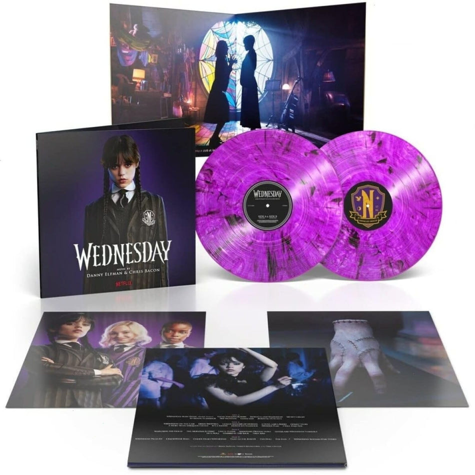Danny Elfman - Wednesday (Original Soundtrack) - (Colored Vinyl, Purple, Smoke) - [Vinyl]
