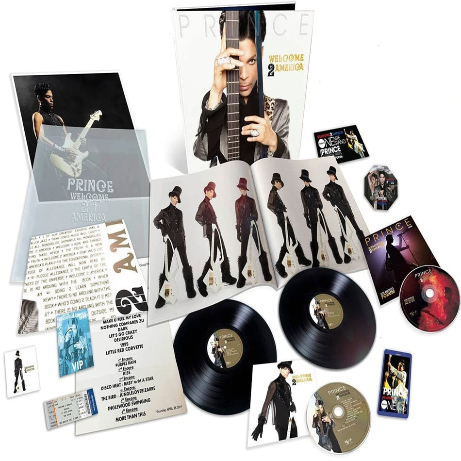 Prince - Welcome 2 America (Deluxe - 2 LP / 1 CD / 1 Blu-Ray) - [Blu-ray + Vinyl]