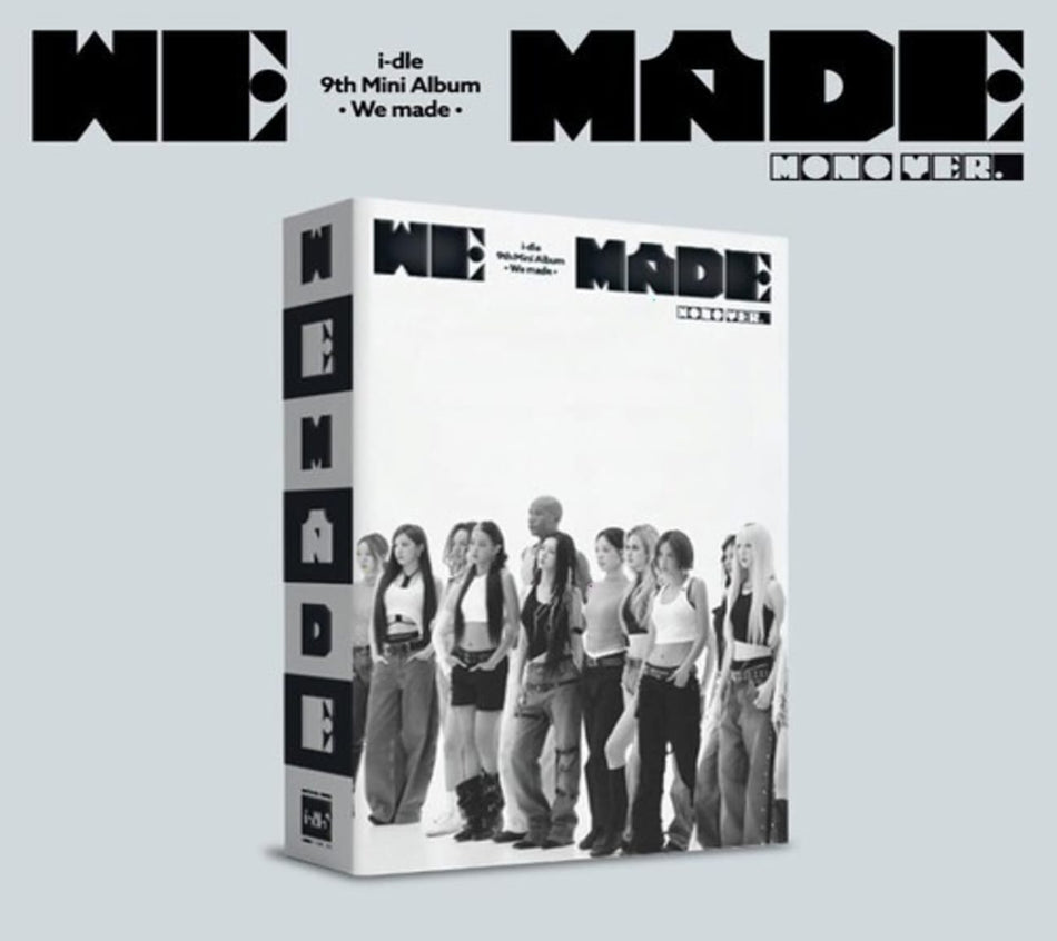 I-Dle - We made [Mono ver.] - (Sticker / Stickers, Booklet, Postcard, Photo / Photo Card, Bookmark) - [CD]