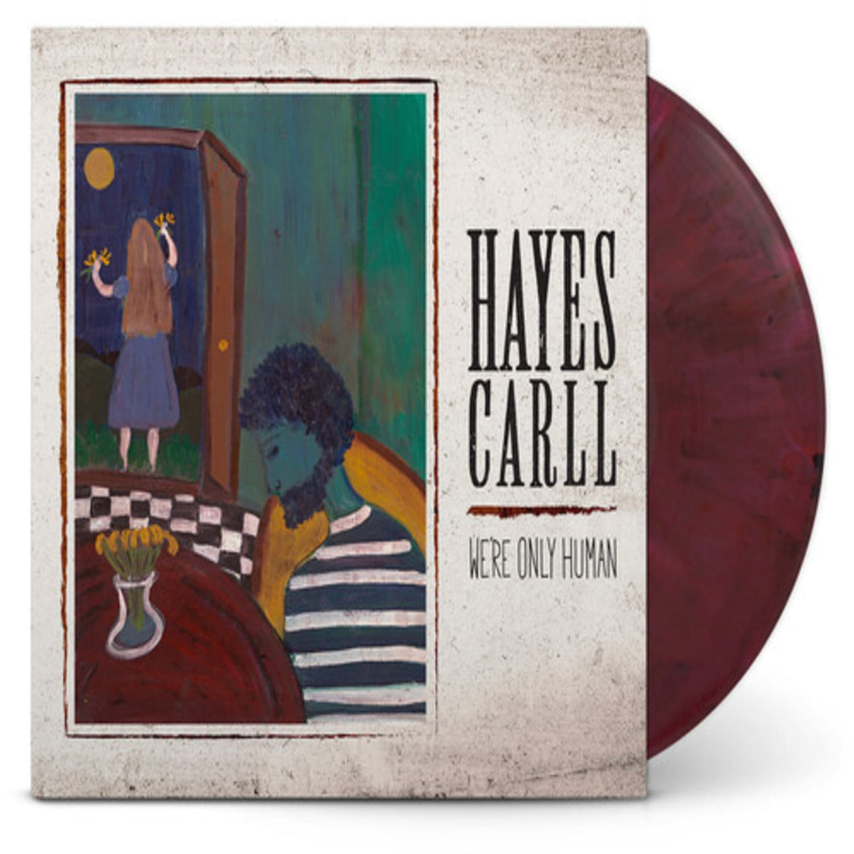 Hayes Carll - We're Only Human - (Indie Exclusive, Colored Vinyl, Red) - [Vinyl]