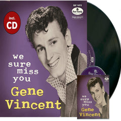 Gene Vincent - We Sure Miss You - (10-Inch Vinyl, With CD, Booklet) - [Vinyl]