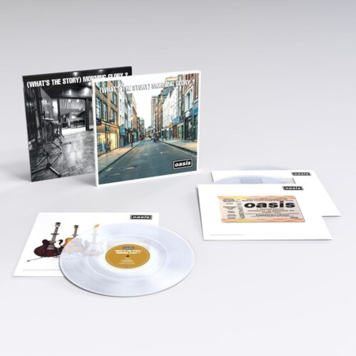 Oasis - (What's The Story) Morning Glory? (Crystal Clear ) - (Indie Exclusive, Clear , Deluxe Edition, Anniversary Edition) - [Vinyl]