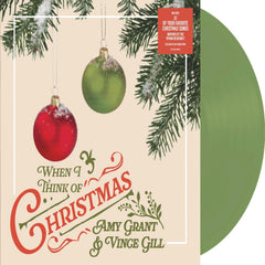 Amy Grant & Vince Gill - When I Think Of Christmas - (Colored Vinyl, Olive) - [Vinyl]
