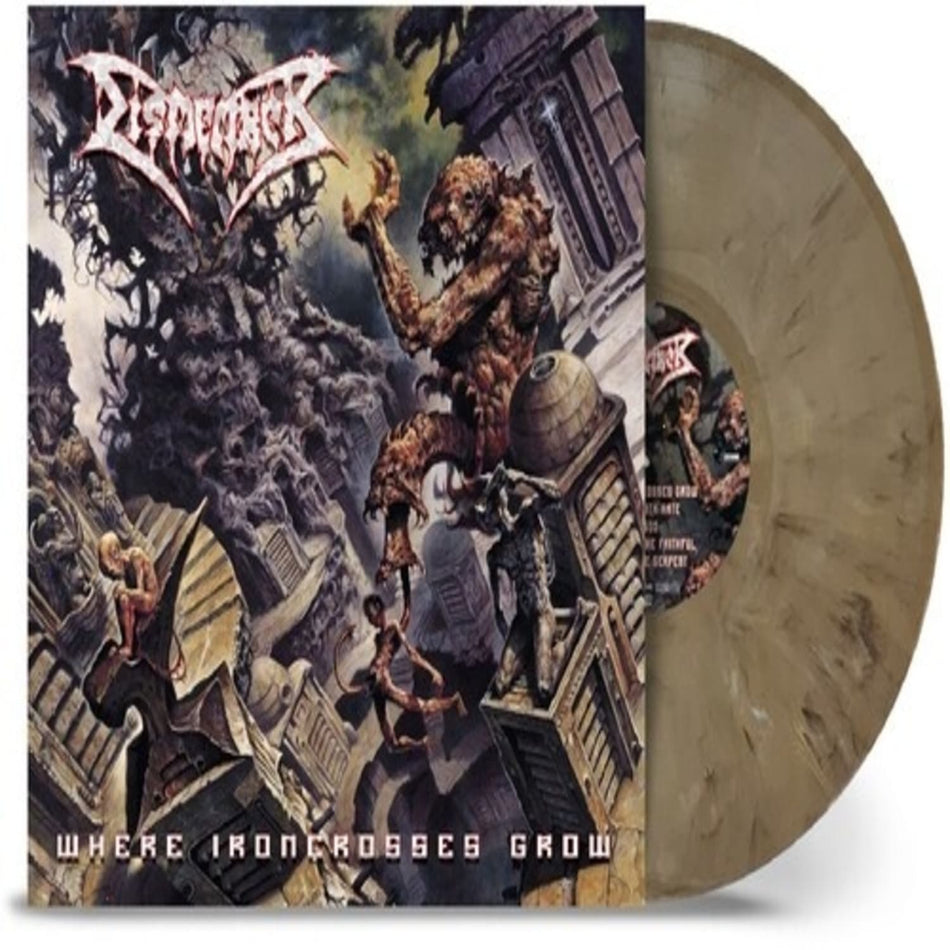 Dismember - Where Ironcrosses Grow - (Colored , Tan, Reissue, Marble) - [Vinyl]