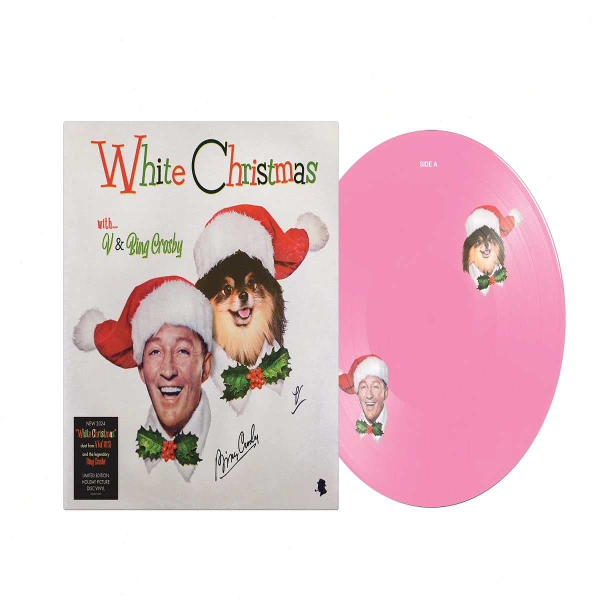 Bing Crosby - White Christmas - (Limited Edition, Picture Disc Vinyl, Colored Vinyl, Pink, Remixes) - [Vinyl]