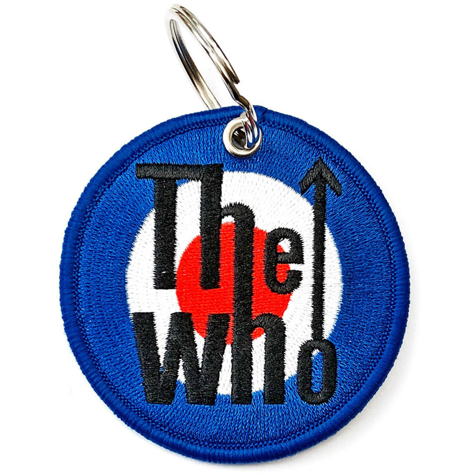 The Who Patch Keychain: Target Logo (Double Sided)