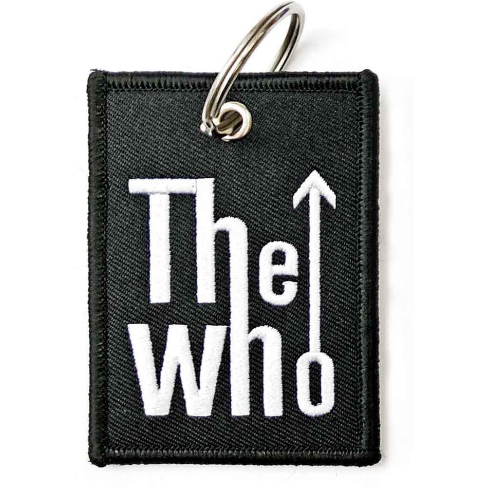 The Who Patch Keychain: Arrow Logo (Double Sided)