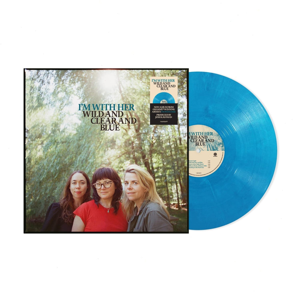 I'm with Her - Wild And Clear And Blue [Blue Eco-Mix LP] - (Colored , Blue, Eco ) - [Vinyl]