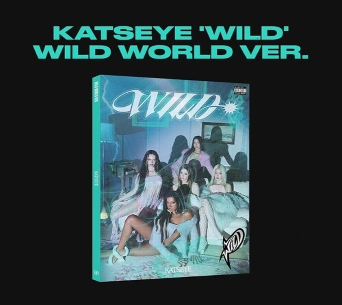Katseye - Wild [Wild World Ver.] [Explicit Content] - (Parental Advisory Explicit Lyrics, Sticker / Stickers, Photo Book, Photo / Photo Card) - [CD]