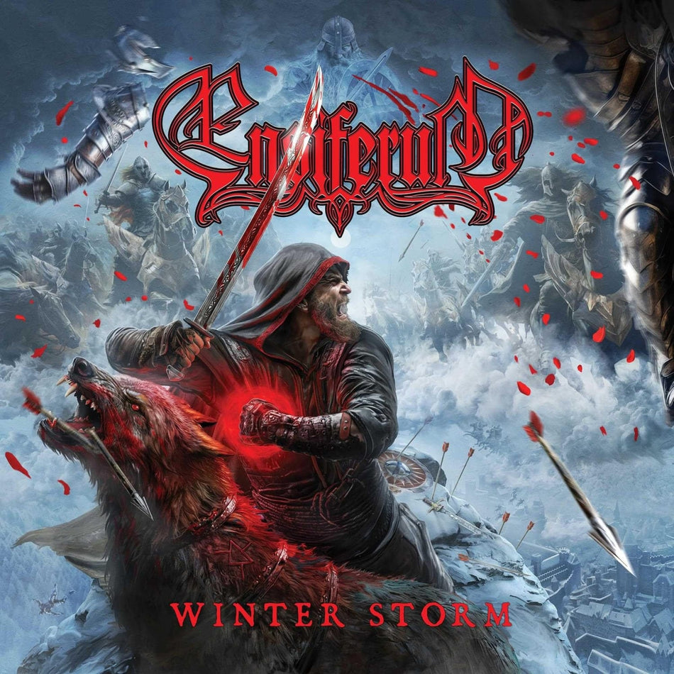 Ensiferum - Winter Storm (White With Blue Marble [Frost]) - (Colored , White, Blue) - [Vinyl]