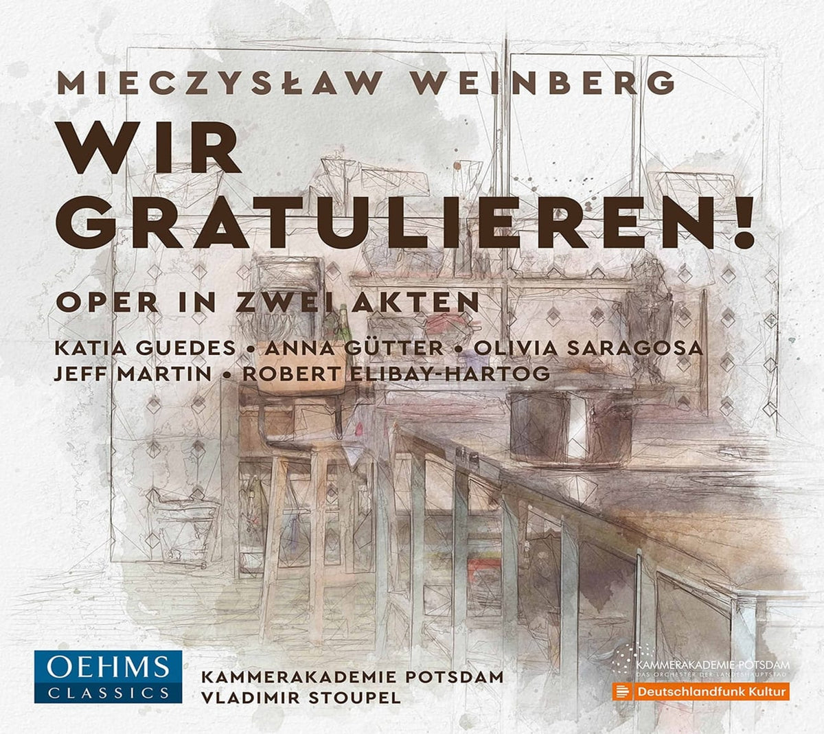 Guedes Gutter Saragosa Martin Elibay-Hartog Kammerakademie Potsdam Stoupel - Wir Gratulieren - [CD]