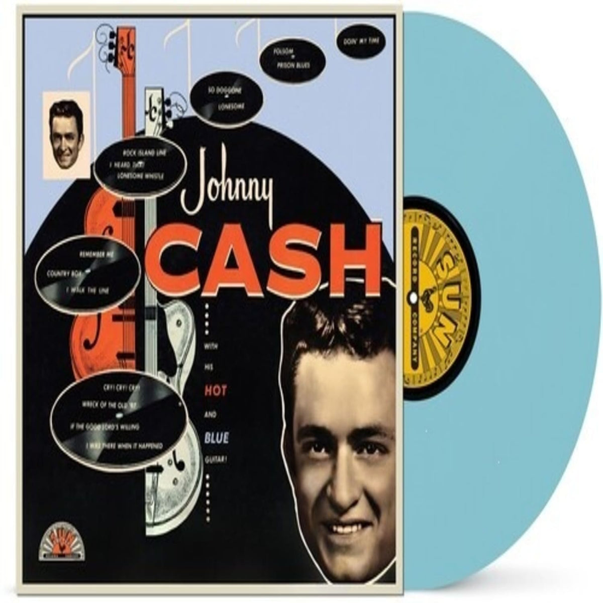 Johnny Cash - With His Hot and Blue Guitar (Remastered 2022) (2026 Pressing) - (Colored Vinyl, Blue) - [Vinyl]