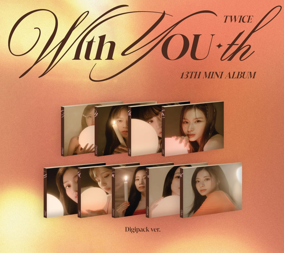 TWICE - With You-th (Digipack Ver.) - (Sticker, Photo Book, Photo / Photo Card, Poster, Postcard) - [CD]