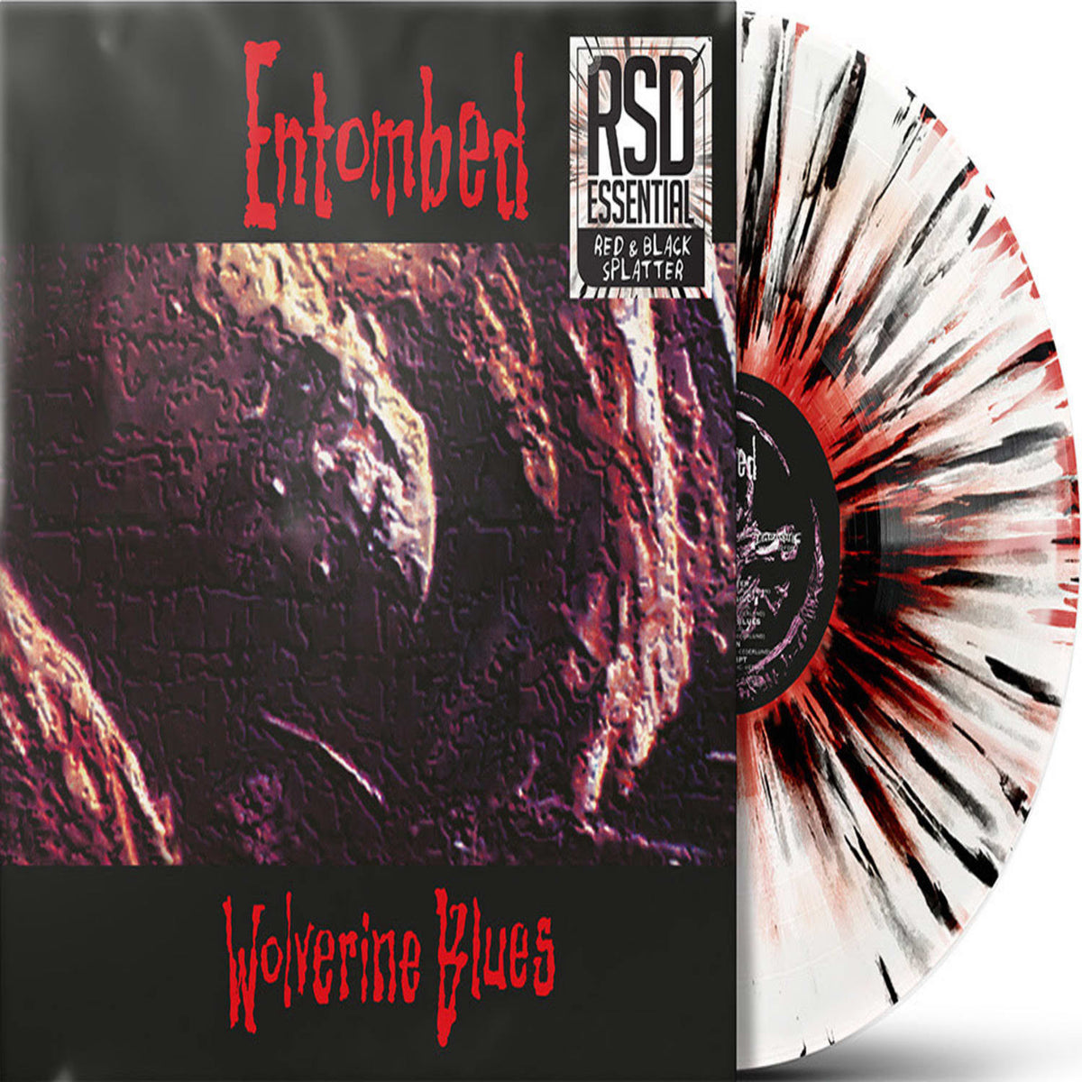 ENTOMBED - WOLVERINE BLUES (WHITE WITH RED & BLACK SPLATTER VINYL) - [Vinyl]