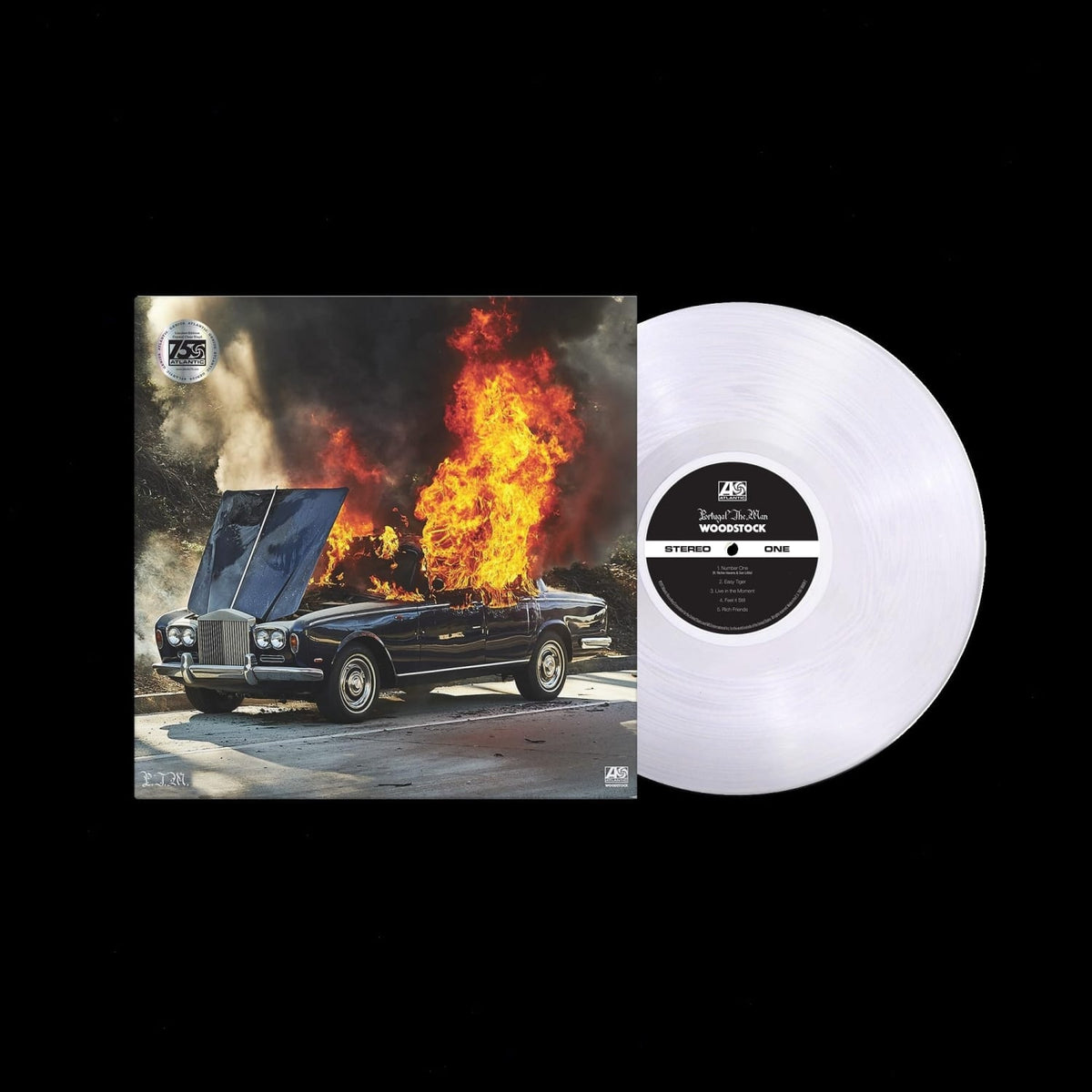 Portugal. The Man - Woodstock (ROCKTOBER) [Crystal Clear Diamond Vinyl] - (Clear Vinyl, Brick & Mortar Exclusive) - [Vinyl]