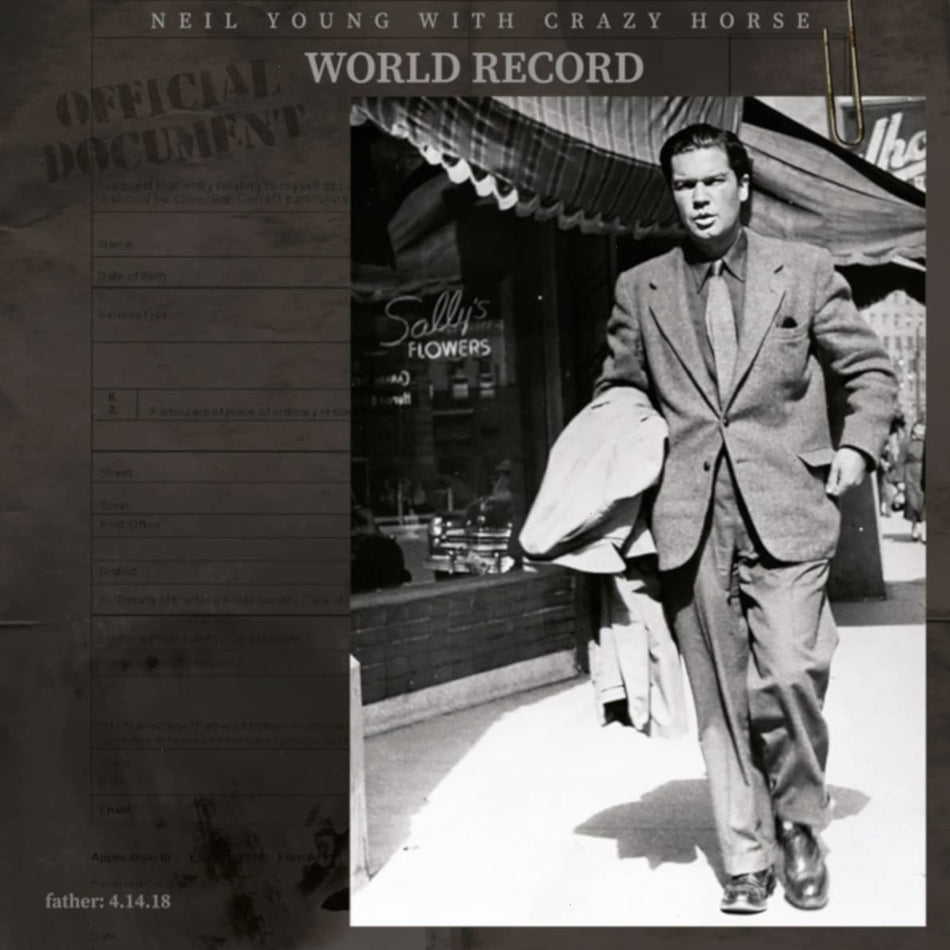 Neil Young & Crazy Horse - World Record - (Clear Vinyl) - [Vinyl]
