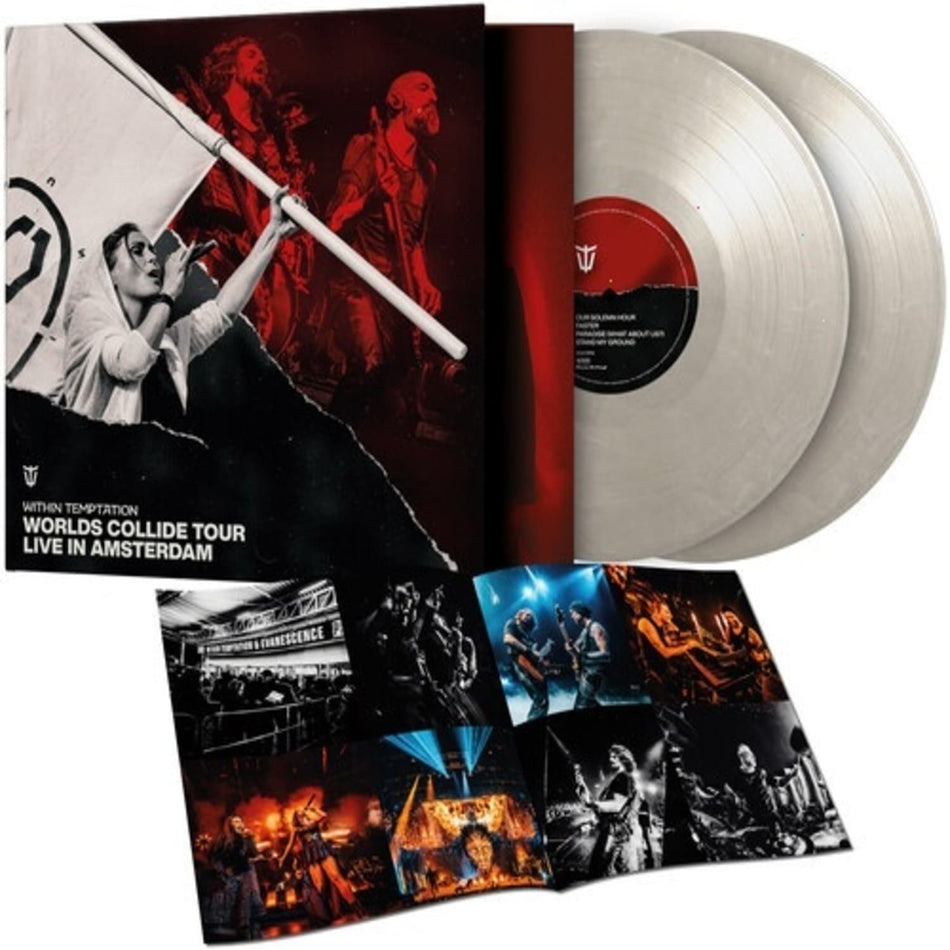 Within Temptation - Worlds Collide Tour Live in Amsterdam - (180 Gram , Limited Edition, White, Colored , Gatefold LP Jacket) - [Vinyl]