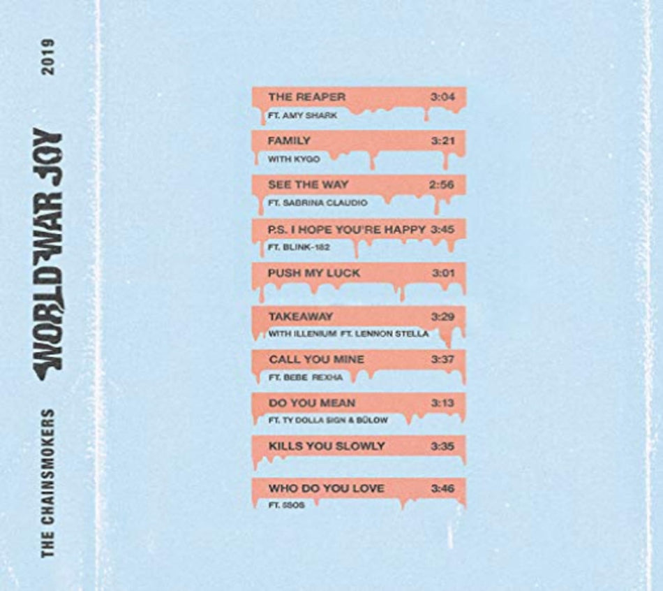 The Chainsmokers - World War Joy - [CD]