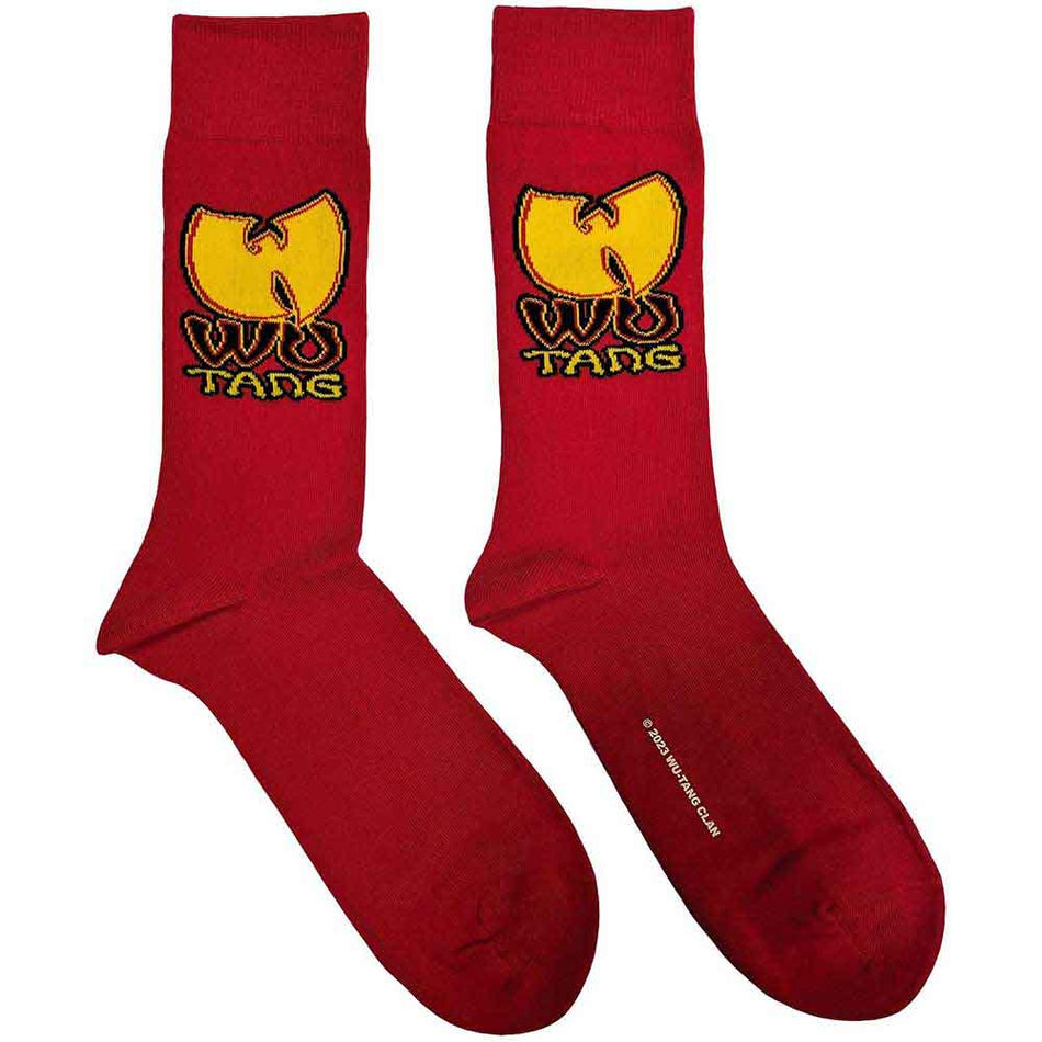 Wu-Tang Clan Unisex Ankle Socks: Wu-Tang (Red) (UK Size 7 - 11)