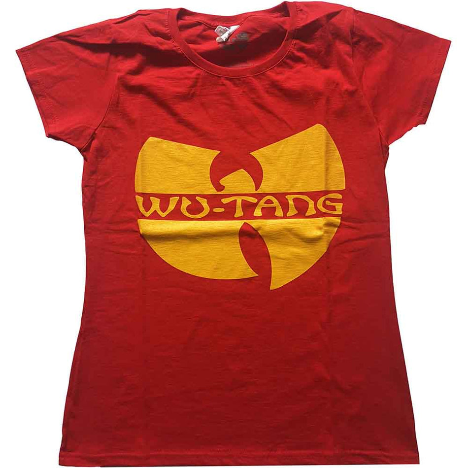 Wu-Tang Clan Ladies T-Shirt: Logo (Red)