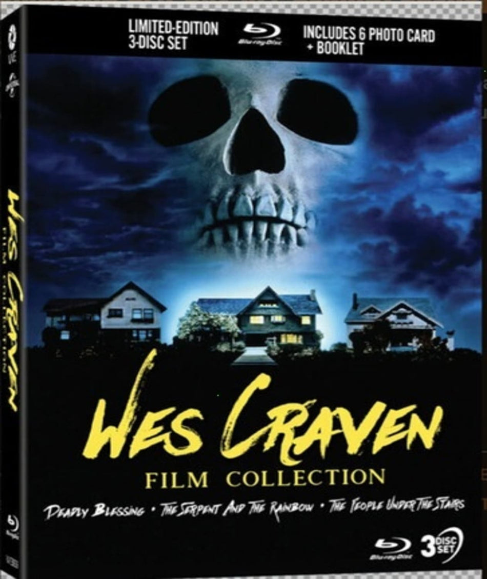 Wes Craven Collection (Deadly Blessing / The Serpent and the Rainbow / The People Under the Stairs) (Lenticular Edition + Bookle [Region B] - [Blu-ray]