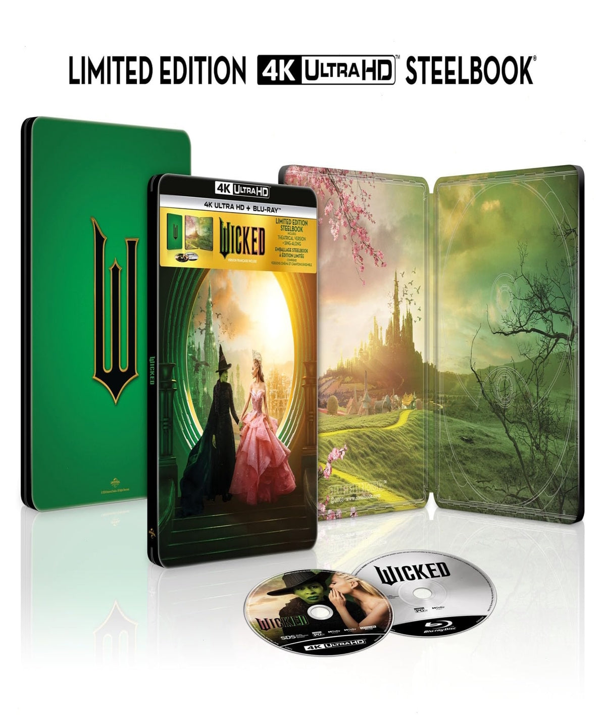 Wicked - Limited Edition Steelbook 4K Ultra HD + Blu-ray (Bilingual) - [Blu-ray]