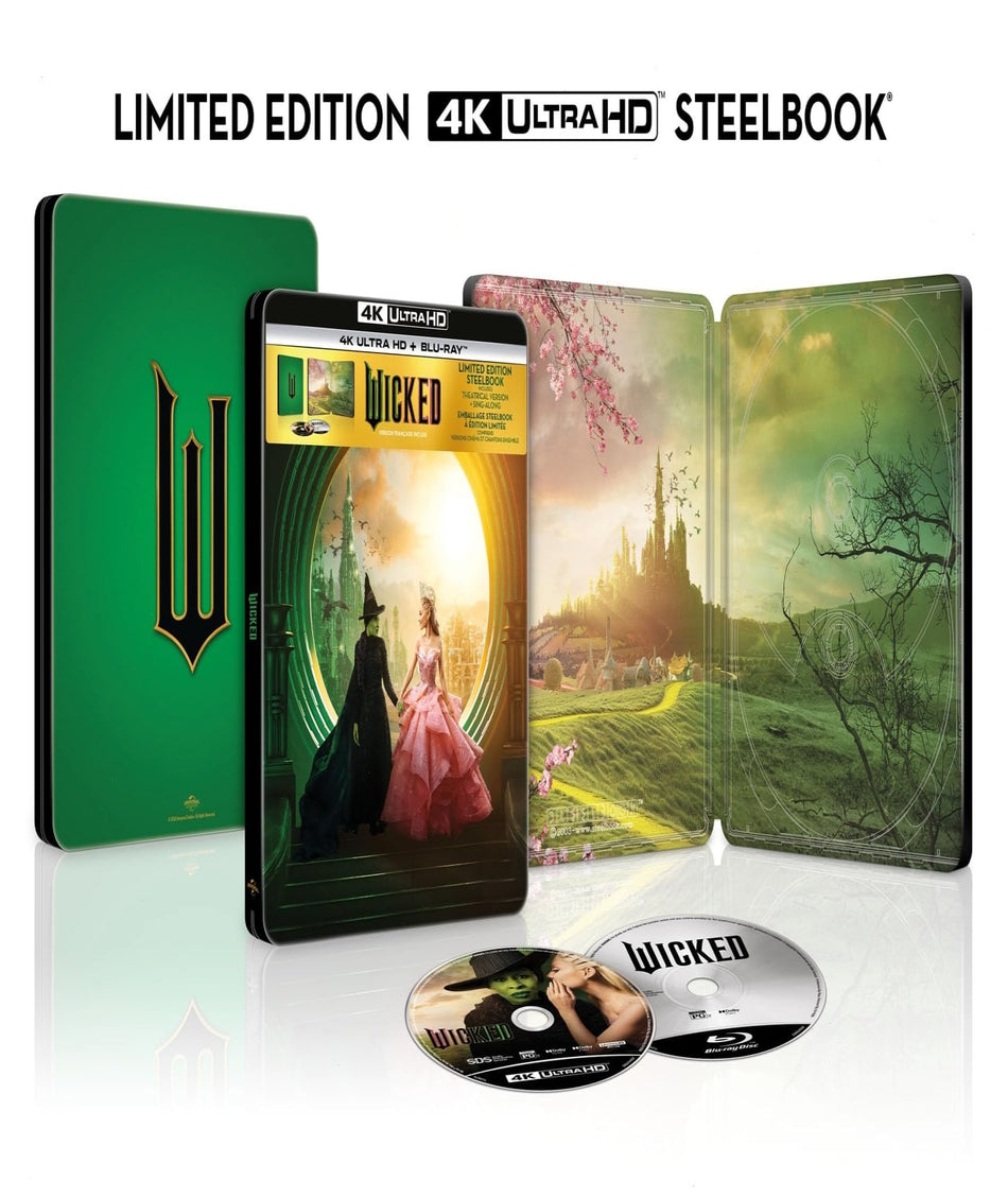 Wicked - Limited Edition Steelbook 4K Ultra HD + Blu-ray (Bilingual) - [Blu-ray]