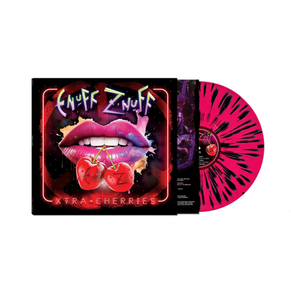 Enuff Z'nuff - Xtra Cherries - (Limited Edition, Pink, Black, Splatter) - [Vinyl]