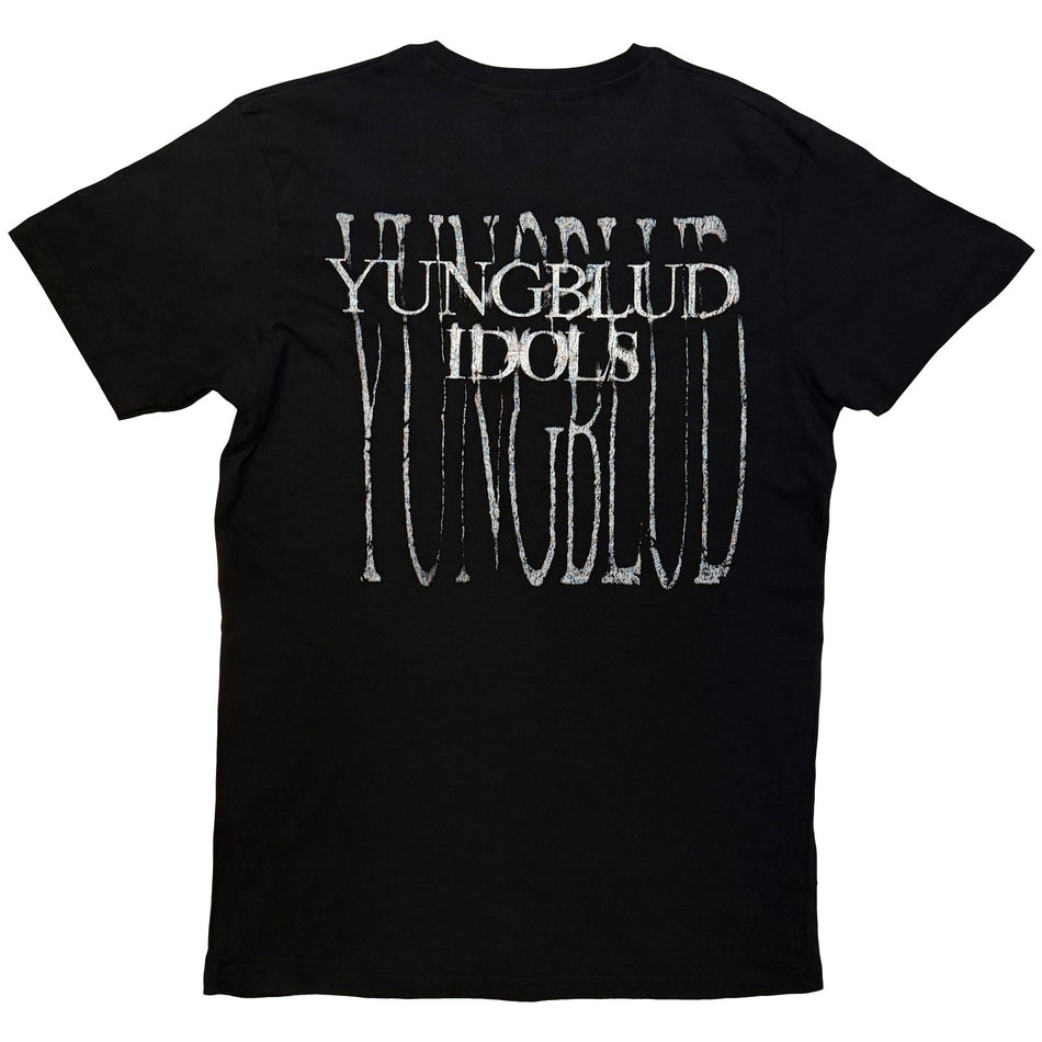 Yungblud Unisex T-Shirt: Idols Photo (Black) (Back Print)