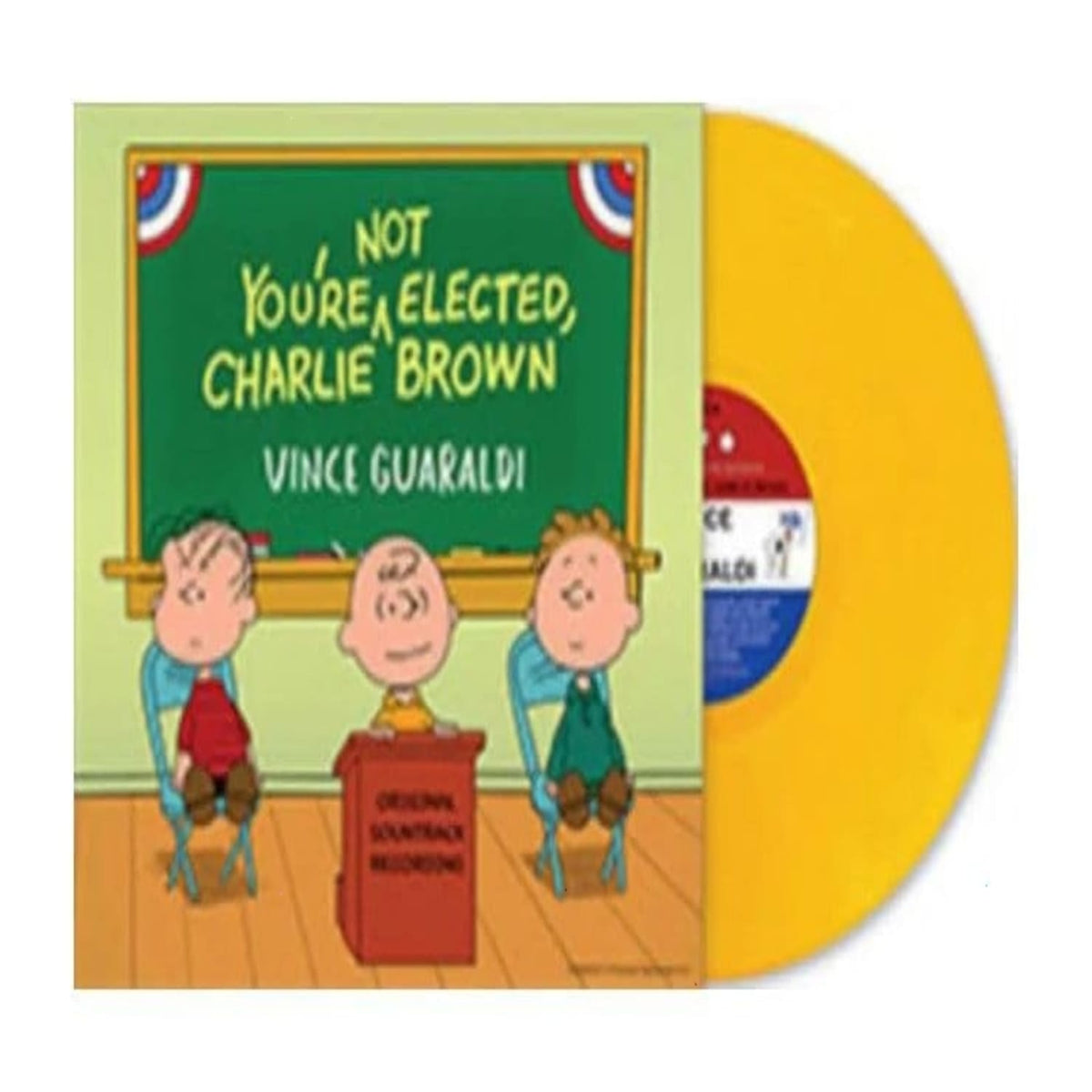 Vince Guaraldi - You're Not Elected, Charlie Brown - (Indie Exclusive, Colored Vinyl, Yellow) - [Vinyl]