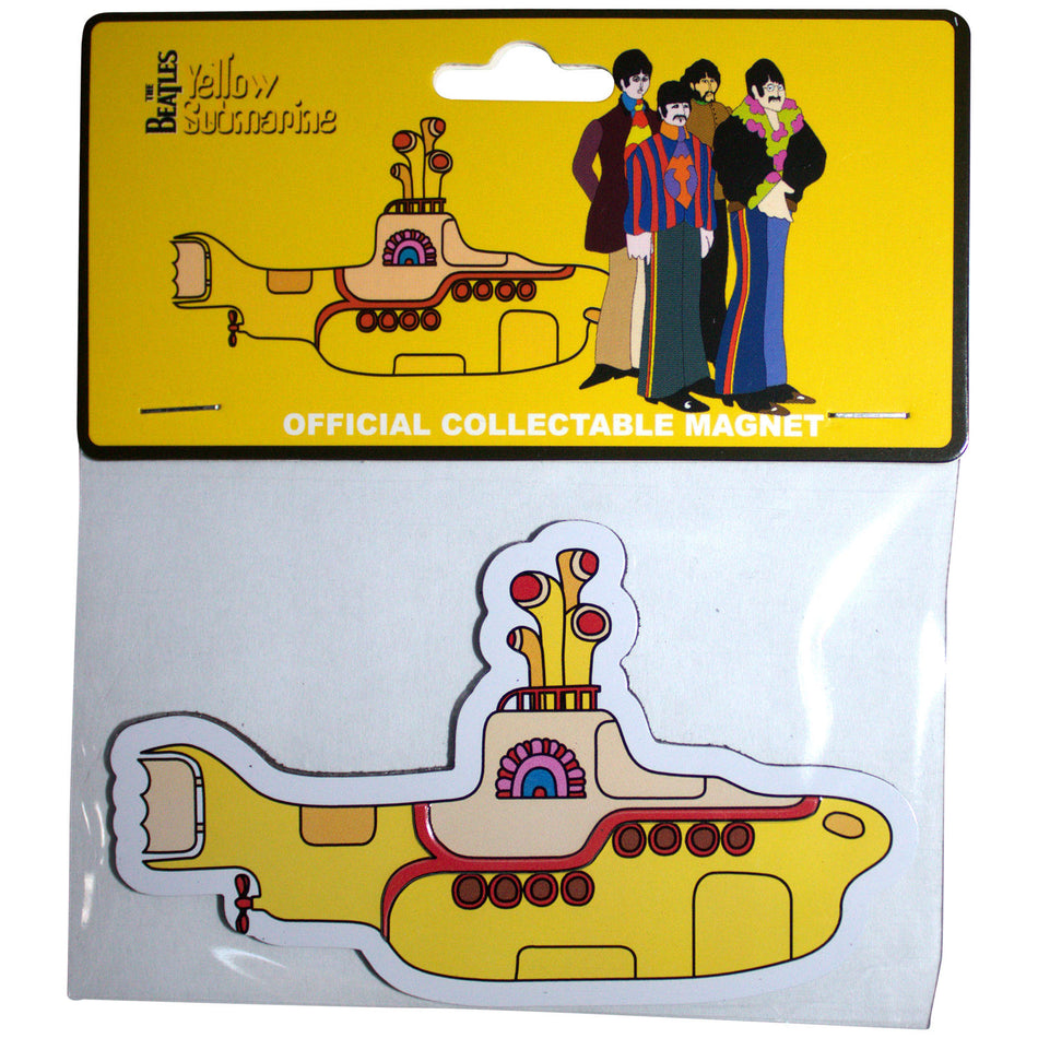 The Beatles Fridge Magnet: Yellow Submarine Embossed